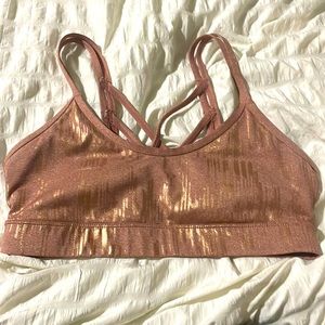 JoyLab Sports Bra in Rose Gold